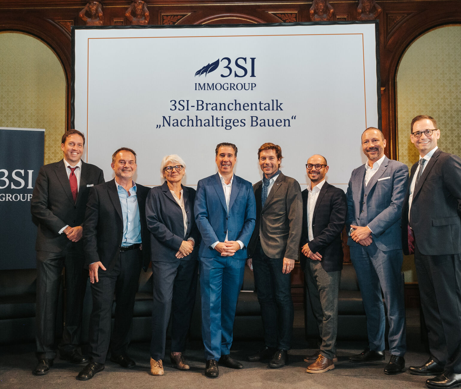 Tobias Steiner, Robert Lechner, Inge Schrattenecker, Michael Schmidt (3SI), Andreas Hawlik, Florian Wehrberger, Markus Neumayer, Markus Steinböck (3SI) (v.l.n.r.)